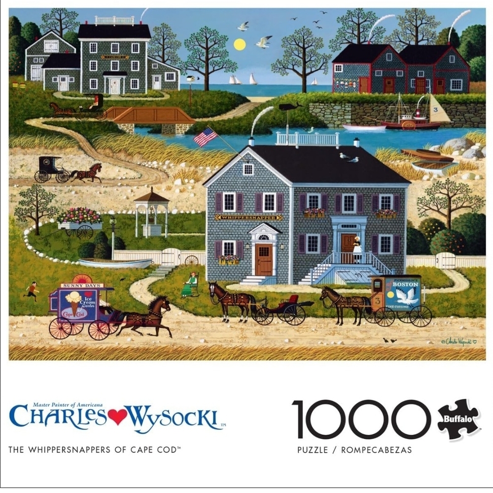 Charles Wysocki-"The Whippersnappers Of Cape Cod"-1000 Piece Jigsaw Puzzle